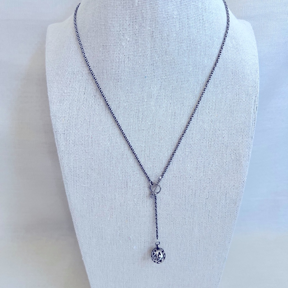 Silpada “Simple Delight” Sterling Silver Filagree Necklace